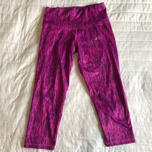 Adidas purple printed leggings